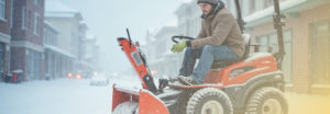 winter dealership marketing snowblower